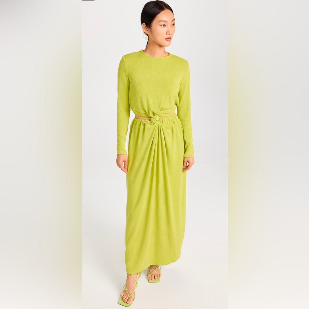 o.p.t. | Brendalyn Dress | Color: Chartreuse | Small | New